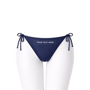 Braguitas de punto ecológicas RTS, estilo hipster, teñidas con hilo, de spandex, ropa interior femenina de talle bajo. |   Proveedor Mayorista al por Mayor - Product Image 1