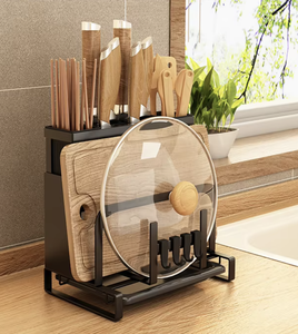 Organizador de Cocina Multifuncional para Encimera, Soporte para Cuchillos, Tapas de Ollas y Tablas de Cortar, OEM/ODM - Product Image 4