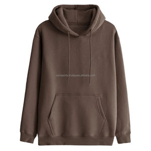 Sudadera con Capucha de Invierno para Mujer, 100% Algodón, Lisa, Hombros Caídos, Forrada, Transpirable, de Alta Calidad, Talla Grande - Product Image 6