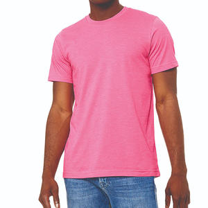 Camisetas de Hombre, Corte Ajustado, 100% Algodón, Diseño a Rayas, Cuello Redondo, Manga Corta, para Verano - Product Image 1