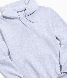 Sweat à capuche personnalisable pour homme de haute qualité, respirant, en polaire tricotée blanche, motif uni, hiver, OEM, anti-plis - Product Image 5