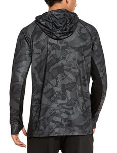 Camisetas de Pesca con Capucha para Hombre, Protección Solar UPF 50+, 100% Poliéster, Tallas Grandes, Ropa de Pesca Ligera con Protección Solar - Product Image 2