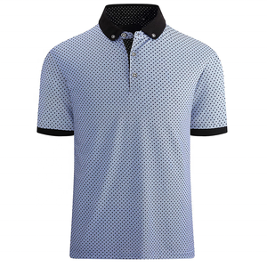 Polo de golf para hombre de alta calidad con impresión por sublimación, logotipo personalizado, tela transpirable y cómoda, polo de secado rápido. - Product Image 5