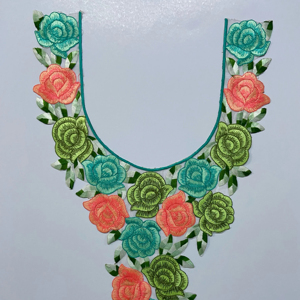 Patchs brodés en organza pour textiles de maison et vêtements (tissu en toile) - Product Image 1