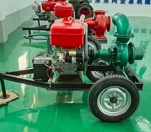 NewWater-Cooled Diesel Engine 6 Inches 150mm Irrigation Water Pump Trailer <b>Set</b> For Sale Low Price - Product Image 2