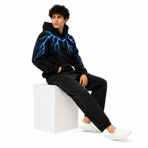 Sudaderas con Capucha Negras Personalizadas, Impresión Personalizada, Calidad Premium, Corte Holgado, Estilo Urbano Informal, 100% Algodón Tejido, Venta al Por Mayor B2B - Product Image 4