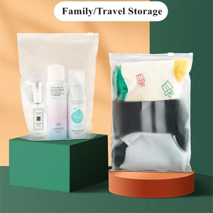 Bolsas de PVC con Cierre y Logotipo Personalizado para Ropa, Camisetas, Embalaje de Regalos, Almacenamiento Práctico en el Armario del Hogar, Bolsa de Plástico Esmerilado - Product Image 6