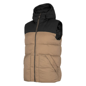 Chaleco acolchado de invierno sin mangas con capucha, 100% poliéster, cómodo, para hombre, con cierre de cremallera, venta al por mayor. - Product Image 6
