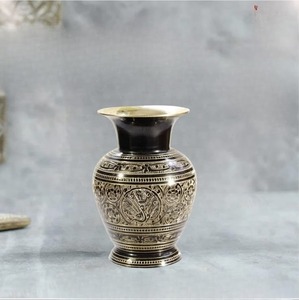 Interior Home <b>Decor</b> Modern Abstract Metal Floor <b>Vase</b> <b>Tall</b> <b>Decorative</b> Floral Holder for Contemporary Home Interior Living Room - Product Image 5