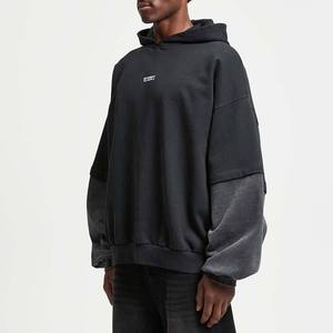 Sudadera con Capucha Extra Grande para Hombre, Bordada a Medida, 100% Algodón Pesado, Estilo Urbano, con Diseño Vintage y Función Anti-Encogimiento - Product Image 4