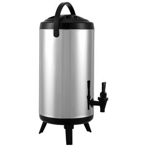 Dispenser per Bevande Isolato in Acciaio Inox da 9,2 Litri (2,4 Galloni) con Rubinetto per Miscelare, per Bevande Calde e Fredde - Product Image 1