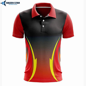 Men's Black Red Geometric Print Short Sleeve cricket uniform With Matching Pants Set Quick Dry Sublimation Design Regular Fit - Product Image 4