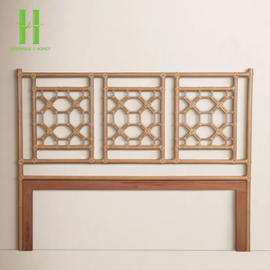 Lit en rotin le plus vendu avec panneaux de tête de lit simples, idéal pour la maison et l'hôtellerie, directement de l'usine, rotin 2026 - Product Image 1