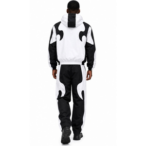 Conjunto de Chándal Cortavientos para Hombre, Diseño Personalizado, Material Ligero, Chaqueta con Cremallera y Pantalones, Venta al Por Mayor, Alta Calidad - Product Image 2