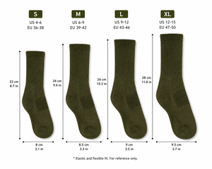 Feenix Wholesale Khaki Men's Cushion Cotton Sport Crew Knee High <b>Boot</b> Tactical <b>Socks</b> Jungle Olive Green Knitted Olive Green <b>Sock</b> - Product Image 3