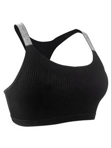 Pakistan fait nouveau Design vêtements d'entraînement femmes Fitness soutien-gorge meilleure qualité 100% côtelé femmes Fitness soutien-gorge 2025 - Product Image 3