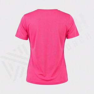 Camiseta Casual de Manga Corta con Cuello Redondo para Mujer, Diseño Estampado Elegante, Tela Satén Cómoda, Ajuste Diario, Color Personalizado, Alta Calidad - Product Image 2