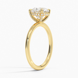 Classic Round Moissanite Diamond <b>Solitaire</b> Style Valentine Day Special Gift Premium Quality <b>Silver</b> <b>Ring</b> Women - Product Image 6