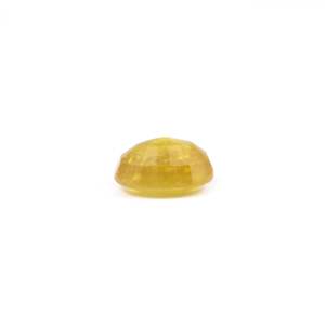 4 Carat Oval Cut Yellow Sapphire Loose Gemstone for Fine Jewelry - Product Image 3