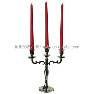 Candélabre en métal design moderne pour centre de table de maison de luxe parfait pour un dîner romantique et une configuration d'éclairage élégante - Product Image 1