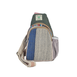Sac à dos de voyage en coton et chanvre, confortable et écologique, sac à bandoulière - Product Image 1