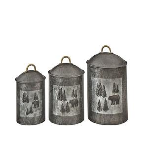 Top Selling Metal Decorative <b>Containers</b> With Lid <b>Kitchen</b> Counters <b>Kitchen</b> Canister Set Tableware <b>Storage</b> Canisters - Product Image 4