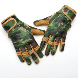 ถุงมือตีเบสบอลลายพรางสำหรับผู้ใหญ่ ทนทาน หนังแท้ที่ฝ่ามือ ใช้ได้ทั้งมือซ้ายและขวา ระบายอากาศได้ดี สวมใส่สบาย ประสิทธิภาพสูง - Product Image 2