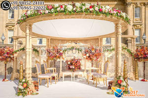 Diseño Encantador de Mandap para Bodas Indias, Hermoso Mandap para Bodas Asiáticas, Mandap Rajwada en EE. UU., Mandap para Bodas Maharani en Chicago - Product Image 3