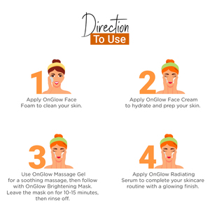 Kit Facial On Glow de Alta Calidad para Blanquear y Aclarar la Piel con Efecto Luminoso Instantáneo, Disponible a un Precio Accesible - Product Image 3