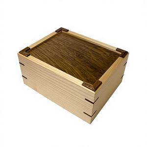 Urna Funeraria Ecológica de Madera para Cenizas de Seres Queridos, Decorativa, Hecha a Mano, de Pino, Estilo Americano, Rectangular, 220 - Product Image 3