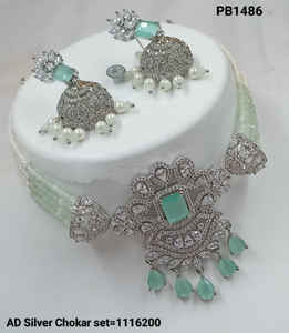 Conjunto de joyería nupcial de diamante americano clásico, collar y pendientes de dos piezas para boda, estilo clásico de moda - Product Image 2