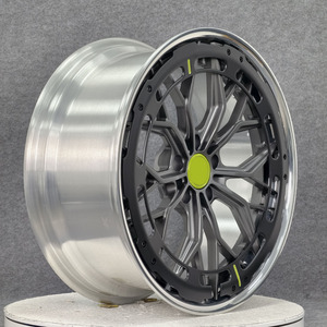 Jantes en aluminium 2 pièces 5x112 5x114.3 5x120 <span class=keywords><strong>17</strong></span> 18 19 20 21 22 pouces pour <span class=keywords><strong>A3</strong></span> S3 RS3 MK7 MK8 GTI R Macan G80 G82 W247 - Product Image 2