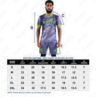 Nouvel ensemble complet de haute qualité en gros unisexe maillots de Football ensemble joueur Version football formation costume 100% Polyester personnalisable