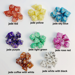 Resin <b>Cube</b> Dice Custom Polyhedral Acrylic and Resin Crafts Dice for Board Games-Colorful Design - Product Image 4