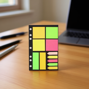 ILAN Blocs-notes adhésifs 20x12,3 cm, 11 blocs de 25 feuilles chacun, notes autocollantes colorées pour le bureau et l'école - Product Image 2