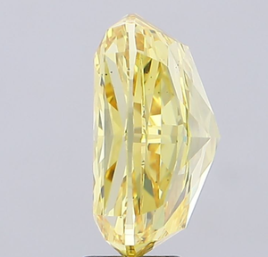Diamante Cultivado en Laboratorio con Certificación IGI, Corte Cojín de 10.56 CT, Color Amarillo Intenso Fantasía, Claridad VS2, 830655510, ROYAL GEMS, Origen Gujarat - Product Image 3