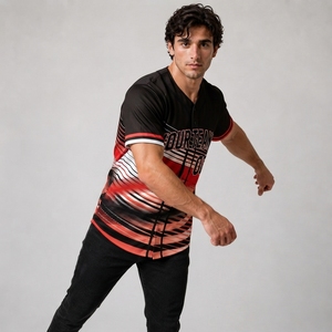 Camiseta de Béisbol Personalizada, Uniforme de Equipo con Impresión Completa, Camiseta de Béisbol en Blanco para Hombres, Mujeres y Jóvenes, Camiseta de Softbol - Product Image 3