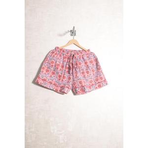 Ensemble de pyjama en coton pour femmes, fait main, imprimé indien, ensemble de détente à manches courtes, vêtements de nuit - Product Image 4
