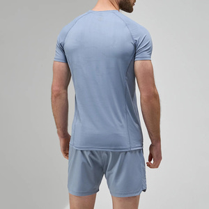 Conjunto Deportivo Ligero y Transpirable para Hombre, con Logotipo Personalizado, Traje Deportivo de Verano con Camiseta y Pantalones Cortos para Hombre - Product Image 4