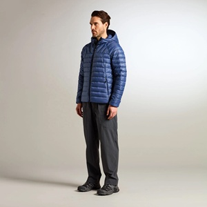 Chaqueta acolchada con capucha para hombre, abrigo de invierno cálido, ropa exterior acolchada, logotipo personalizado, abrigo informal de viaje, chaqueta para exteriores para hombre - Product Image 3
