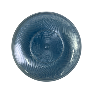 Teal Plastic Round <b>Tray</b> PP Material Household Use 190mm Diameter Stackable Design - Product Image 1