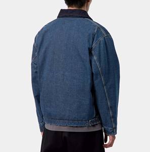 Chaqueta de trabajo vintage de algodón al por mayor con cremallera, estilo retro para hombre, para invierno, ropa de trabajo de lona personalizada - Product Image 5