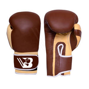 ถุงมือชกมวยแบบผูกเชือกรุ่นล่าสุด พร้อมวัสดุหนังที่ระบายความชื้นได้ดี ปรับแต่งได้ ขายดีที่สุด สำหรับเยาวชน - Product Image 1