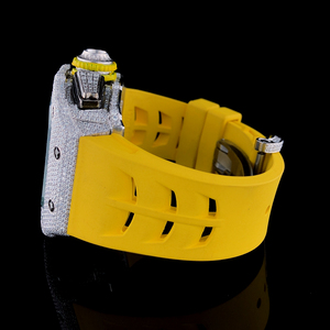 Reloj de Lujo Hecho a Mano, Edición Limitada, Automático, con Joyas, Arte y Belleza, en Acero Inoxidable, Cristal de Zafiro, con Reserva de Energía ETA y Fecha - Product Image 3