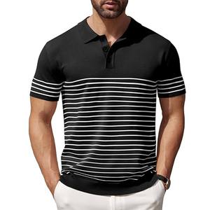 Camiseta Polo de Color Sólido al por Mayor para Hombre, Talla Grande, Transpirable, para Verano - Product Image 1