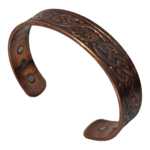 Pulsera Magnética de Cobre Moderna Premium, Ecológica, con Nudo Celta, para Alivio del Estrés y Equilibrio Corporal - Product Image 4