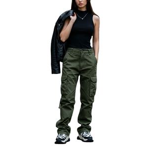 Pantalons cargo tendance pour femmes, pantalons confortables avec poches pour un usage quotidien, service OEM, fournisseur de marque personnalisé de BD - Product Image 5