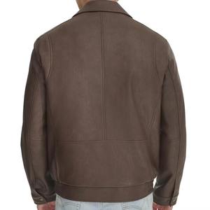 Custom Casual Winter <b>Warm</b> Padded Pilot Retro Windproof Waterproof MA1 Flight Bomber <b>Jacket</b> Stand Collar Zipper Closure for <b>Men</b> - Product Image 2