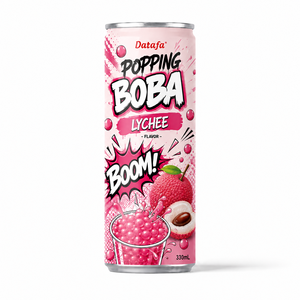 Popping Boba Pearls with Real Peach Fruit Juice 330ml| Burst Juice Boba Trendy Beverage | OEM Private Label Manufacturer - Product Image 6