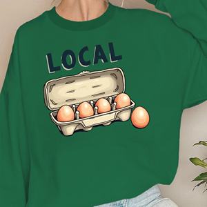 DISTRIBUIDOR LOCAL con huevos sudaderas Mujer - Product Image 2